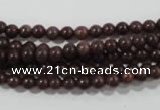 CAJ450 15.5 inches 4mm round purple aventurine beads wholesale