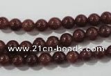 CAJ451 15.5 inches 6mm round purple aventurine beads wholesale