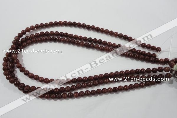 CAJ451 15.5 inches 6mm round purple aventurine beads wholesale