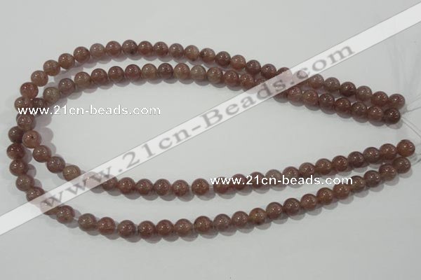 CAJ453 15.5 inches 8mm round purple aventurine beads wholesale