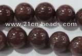 CAJ455 15.5 inches 12mm round purple aventurine beads wholesale