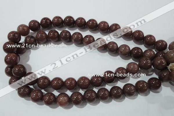 CAJ455 15.5 inches 12mm round purple aventurine beads wholesale