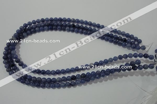 CAJ501 15.5 inches 6mm round blue aventurine beads wholesale