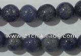 CAJ504 15.5 inches 12mm round blue aventurine beads wholesale