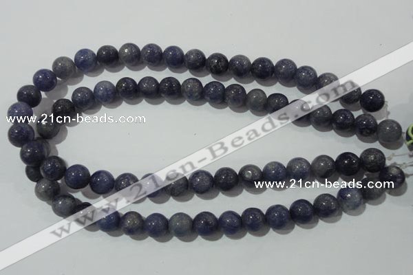 CAJ504 15.5 inches 12mm round blue aventurine beads wholesale