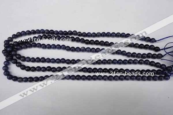 CAJ551 15.5 inches 6mm round blue aventurine beads wholesale