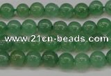 CAJ601 15.5 inches 6mm round A grade green aventurine beads