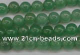 CAJ602 15.5 inches 8mm round A grade green aventurine beads