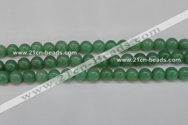 CAJ605 15.5 inches 14mm round A grade green aventurine beads