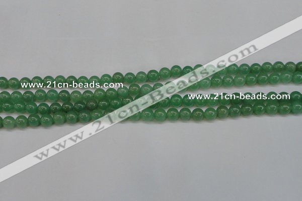 CAJ612 15.5 inches 8mm round AA grade green aventurine beads