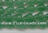 CAJ631 15.5 inches 8*10mm teardrop green aventurine beads