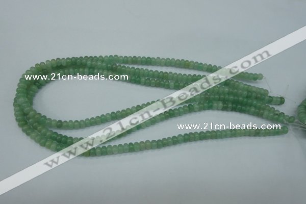 CAJ65 15.5 inches 4*6mm rondelle green aventurine beads wholesale