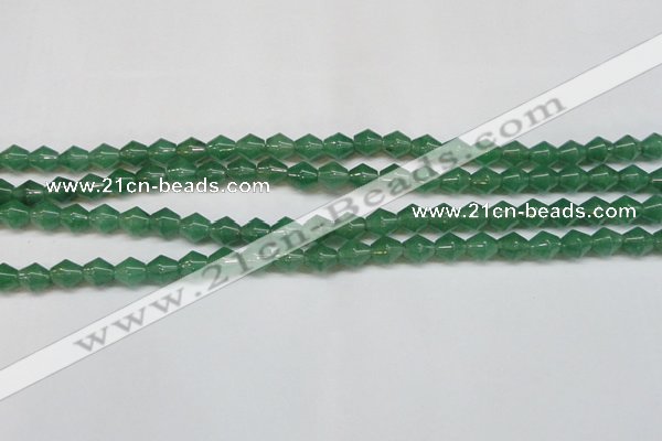 CAJ655 15.5 inches 8*8mm bicone green aventurine beads