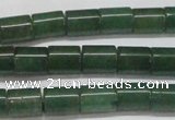 CAJ657 15.5 inches 8*10mm tube green aventurine beads