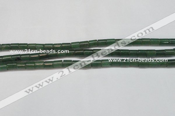 CAJ657 15.5 inches 8*10mm tube green aventurine beads