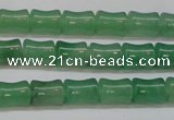 CAJ658 15.5 inches 8*10mm bone green aventurine beads