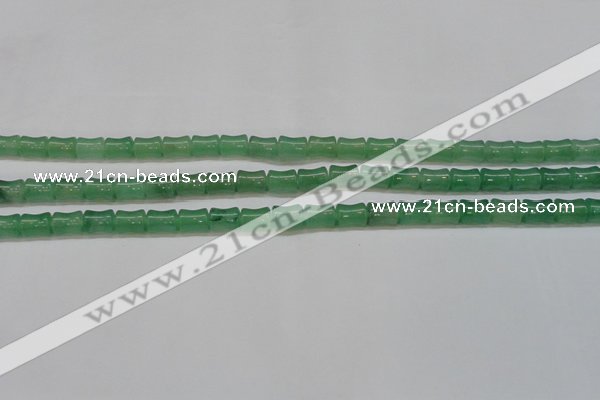 CAJ658 15.5 inches 8*10mm bone green aventurine beads