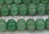 CAJ672 15.5 inches 10*13mm pumpkin green aventurine beads