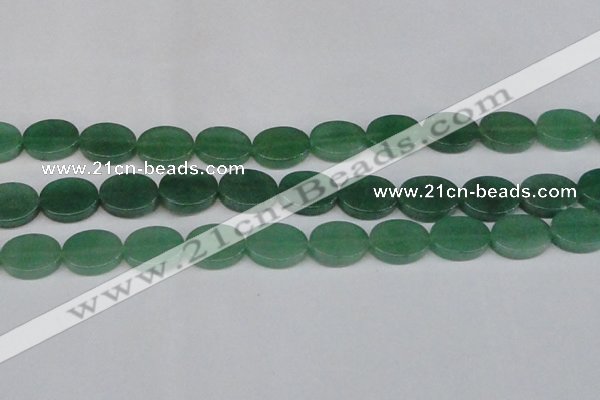 CAJ681 15.5 inches 15*20mm oval green aventurine beads