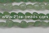 CAJ683 15.5 inches 8*8mm heart green aventurine beads