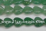 CAJ685 15.5 inches 12*12mm heart green aventurine beads