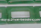 CAJ690 15.5 inches 25*35mm rectangle green aventurine beads