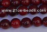 CAJ752 15.5 inches 8mm round apple jasper beads wholesale