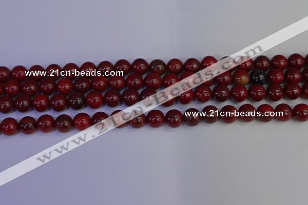 CAJ752 15.5 inches 8mm round apple jasper beads wholesale