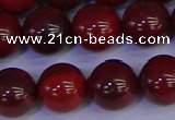 CAJ754 15.5 inches 12mm round apple jasper beads wholesale
