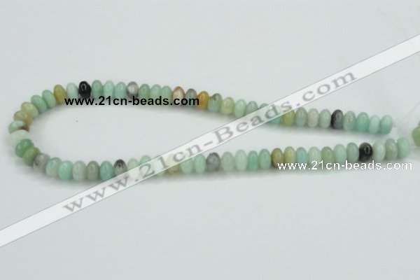 CAM100 15.5 inches 6*10mm rondelle amazonite gemstone beads