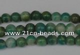 CAM1000 15.5 inches 4mm round natural Russian amazonite beads