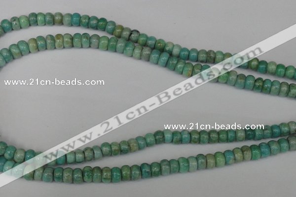 CAM1010 15.5 inches 4*7mm rondelle natural Russian amazonite beads