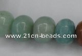 CAM104 15.5 inches 13*18mm rondelle amazonite gemstone beads