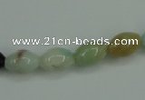 CAM111 15.5 inches 8*12mm rice amazonite gemstone beads wholesale