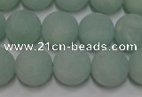 CAM1111 15.5 inches 6mm round matte amazonite beads wholesale