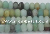 CAM1131 15.5 inches 5*8mm rondelle matte amazonite beads wholesale