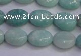 CAM1200 15.5 inches 8*11mm oval Russian amazonite beads