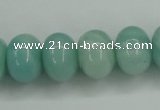 CAM127 15.5 inches 12*16mm rondelle amazonite gemstone beads