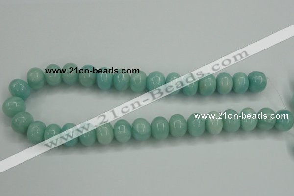 CAM127 15.5 inches 12*16mm rondelle amazonite gemstone beads