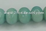 CAM128 15.5 inches 13*18mm rondelle amazonite gemstone beads