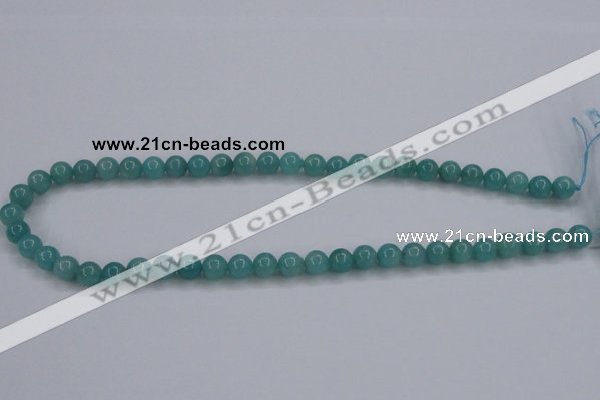 CAM135 15.5 inches 8mm round amazonite gemstone beads wholesale