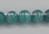 CAM138 15.5 inches 14mm round amazonite gemstone beads wholesale