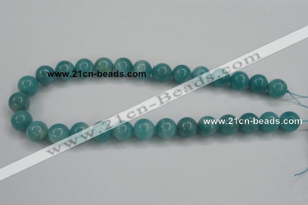 CAM138 15.5 inches 14mm round amazonite gemstone beads wholesale