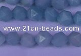 CAM1417 15.5 inches 8mm faceted nuggets Chinese amazonite beads