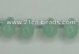 CAM145 10*14mm top-drilled teardrop amazonite gemstone beads