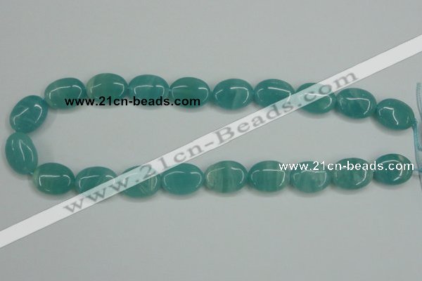 CAM148 15.5 inches 15*20mm oval amazonite gemstone beads wholesale