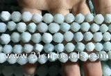 CAM1494 15.5 inches 8mm faceted nuggets amazonite beads wholesale