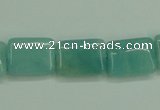 CAM150 15.5 inches 12*16mm rectangle amazonite gemstone beads