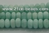 CAM1531 15.5 inches 4*6mm rondelle natural peru amazonite beads