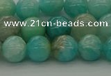 CAM1572 15.5 inches 8mm round Russian amazonite beads wholesale